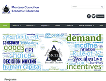Tablet Screenshot of econedmontana.org